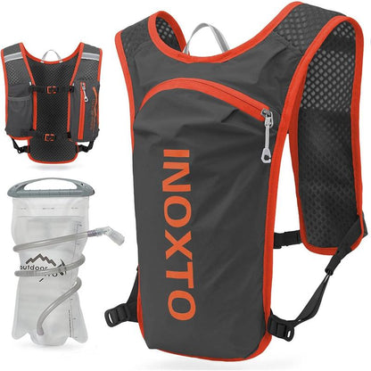 Running Hydration Vest Backpack,Lightweight Insulated Pack with 1.5L Water Bladder Bag Daypack for Hiking Trail Running Cycling Race Marathon for Women Men